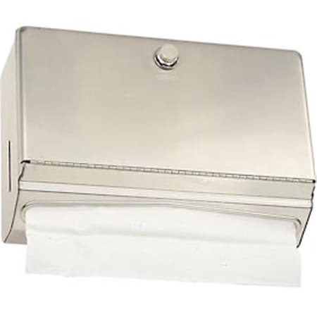 Convenience Concepts ClassicSeries Stainless Steel Horizontal Towel Dispenser with Knob Latch HI2960097
